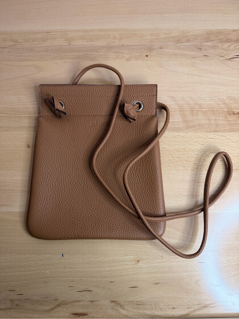 H Aline Mini bag Togo leather gold PHW